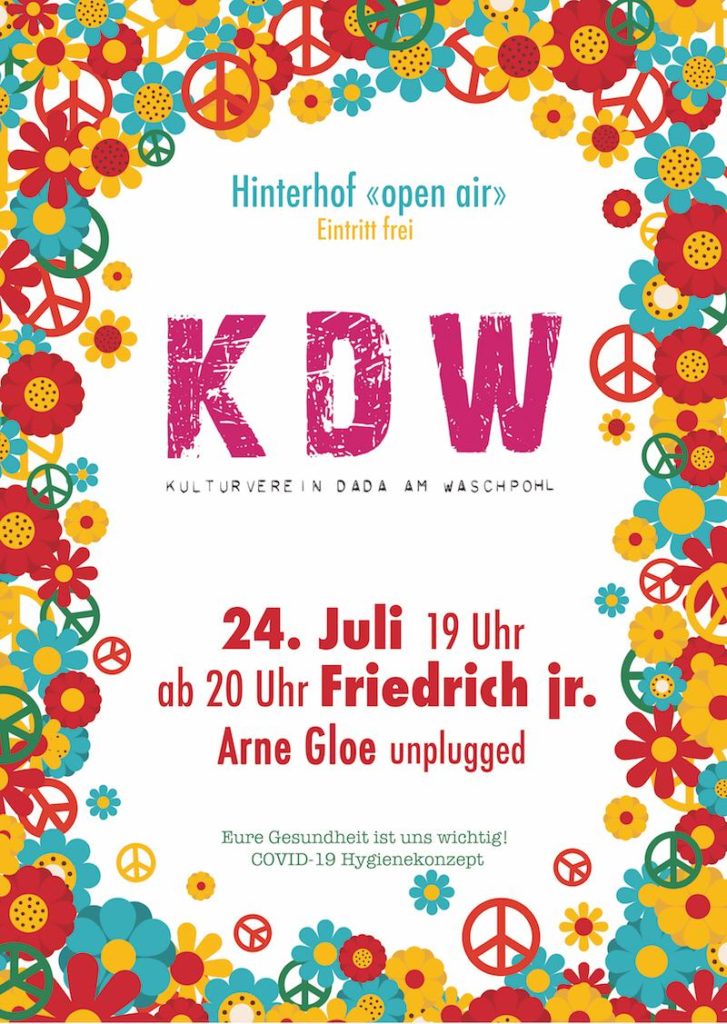 Friedrich Jr. Arne Gloe KDW Plakat