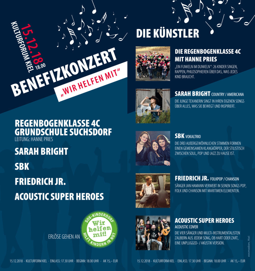 Benefiz SOS Kinderdorf Kulturforum Kiel